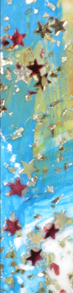 Collage étoiles colorées