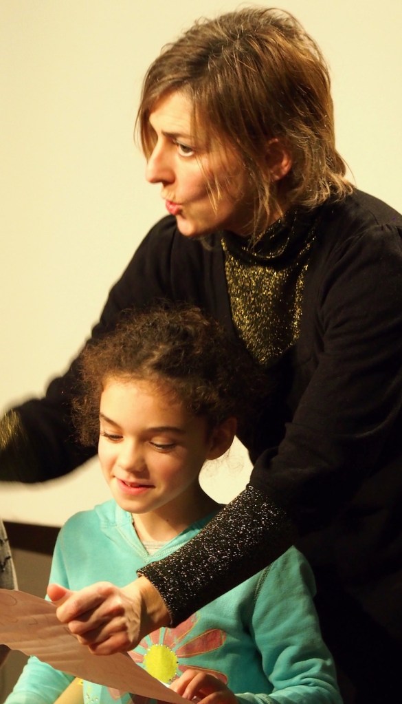 Rozenn Guilcher avec un enfant