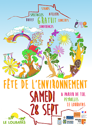 Affiche fête de l'environnement Le Loubatas 2019