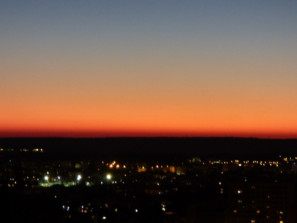 Photo nuit sur la ville