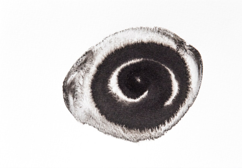 Spirale noire encre Rozenn Guilcher