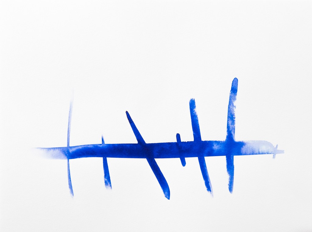 Encre Rozenn Guilcher Bleue